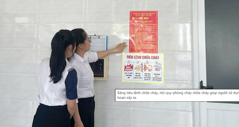 Xử Phạt Nghiêm Hành Vi Không Niêm Yết Nội Quy PCCC